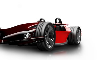 kavram. kırmızı spor araba