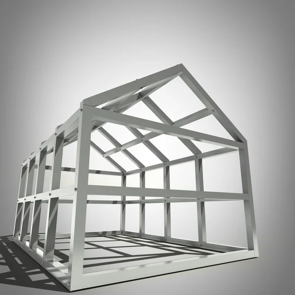 Concept image new home framework — Stock Photo, Image