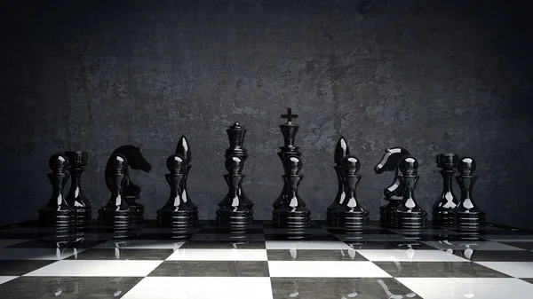 siyah satranç. kavram arka plan.
