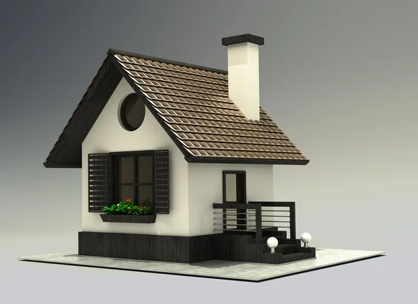 House High resolution 3d — Stock Photo, Image