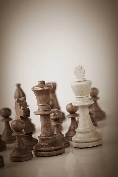 Führungskonzept Schach — Stockfoto