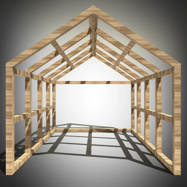 kavram resim yeni ev çerçeve, 3d rendering,