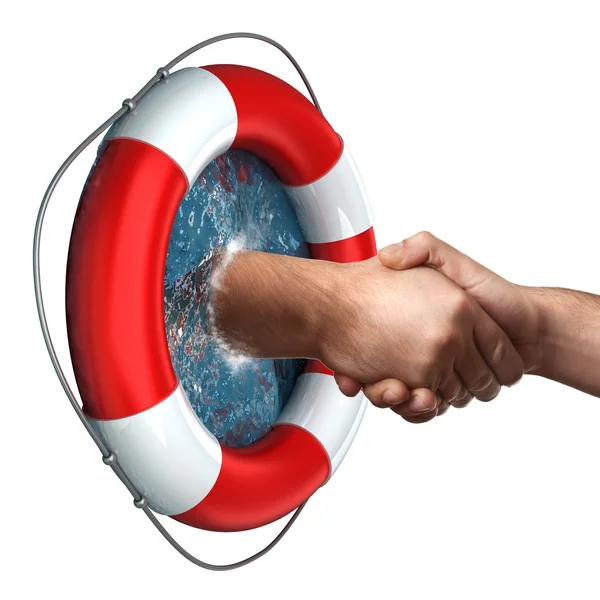 elle su kırmızı hayat şamandıra