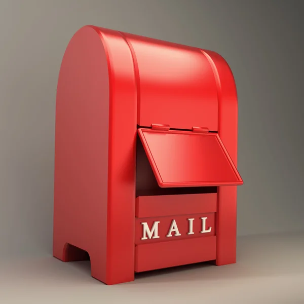 Postbox högupplöst 3d illustration — Stockfoto