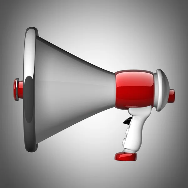 3D image. megaphone. — Stock Photo, Image