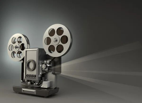 Cinema projector High resolution 3D — Stock Photo, Image