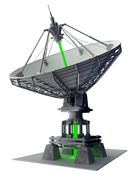 Dania anteny satelitarnej — Zdjęcie stockowe