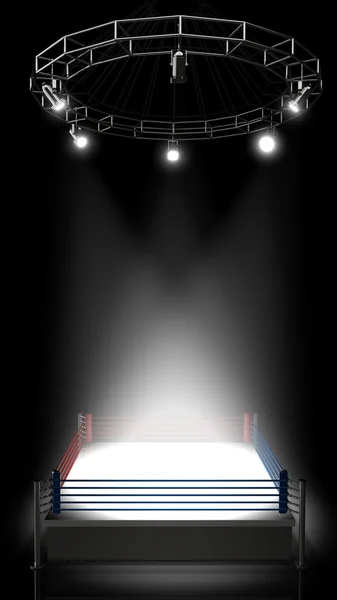 Boxing ring. — Stock Photo, Image