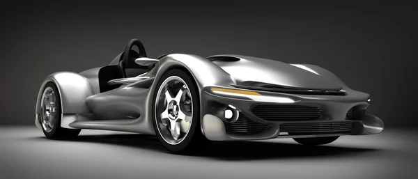 spor araba yolu-star 3d render