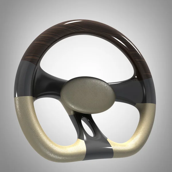 Футуристическое рулевое колесо — стоковое фото