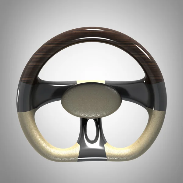 Futuristic steering wheel — Stock Photo, Image