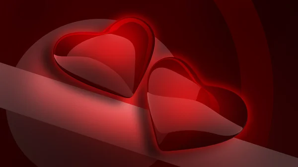 Hearth symbol 3d render illustration — Stock Photo, Image