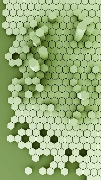 Honingraat abstracte structuur achtergrond 3d illustratie. hoge resolutie — Stockfoto