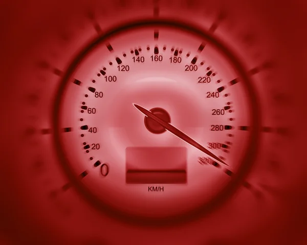 3D Speedometer red. rendering ( high resolution ) — Stock Photo, Image