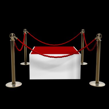 bariyer halatı ve kırmızı kutu