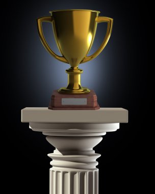 Altın Kupa ile sütun ayaklı