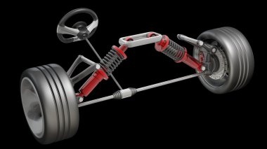 fren balataları ve tekerlekler