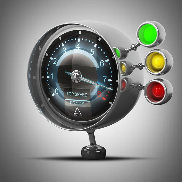 External tachometer. — Stock Photo, Image