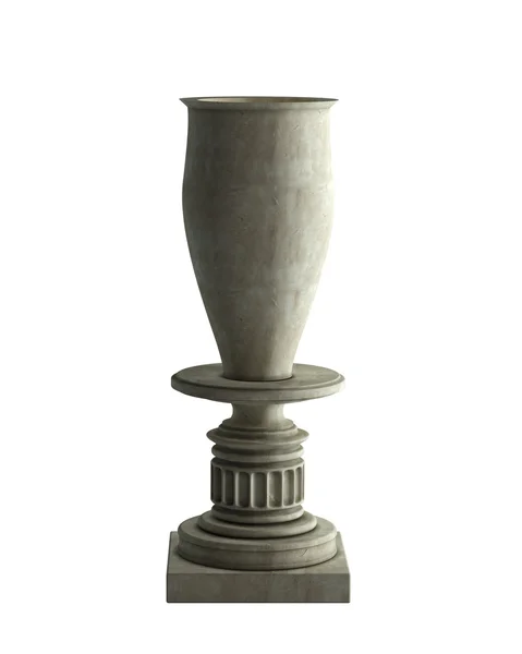 Ozdobny wazon kamień — Zdjęcie stockowe