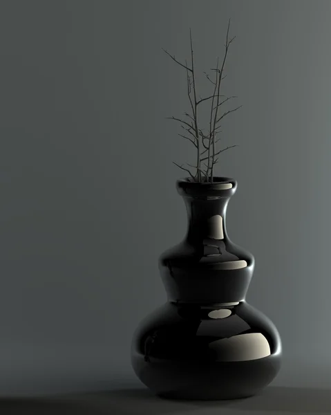 Vase with a flower — Stock Photo, Image