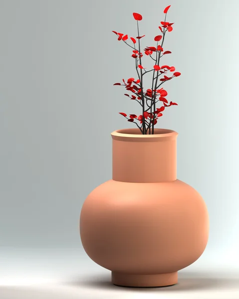 Vase with a flower — Stock Photo, Image