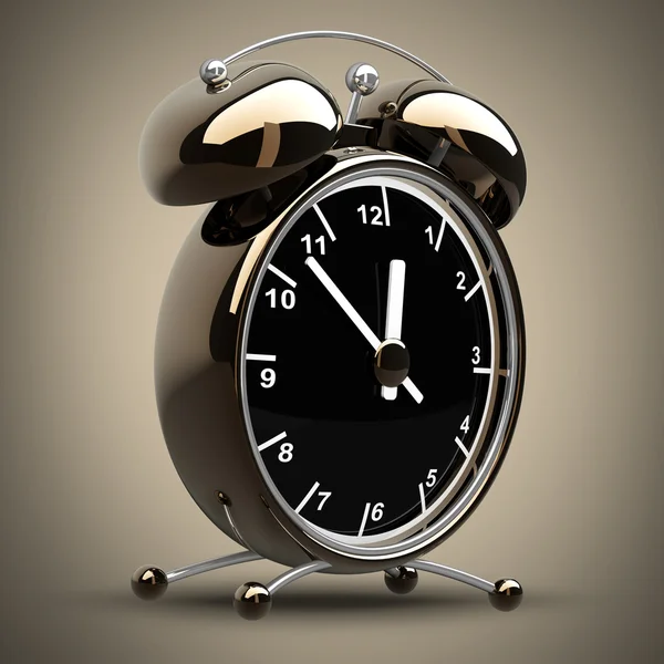 Alarme Relógio dourado — Fotografia de Stock