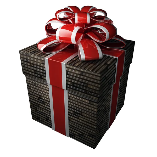Wooden gift box — Stock Photo, Image