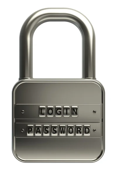 Lock wachtwoord. — Stockfoto