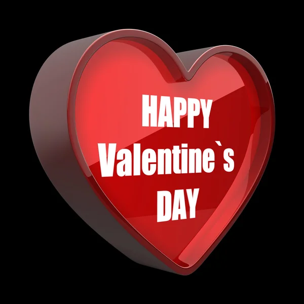 Happy valentines day hart — Stockfoto