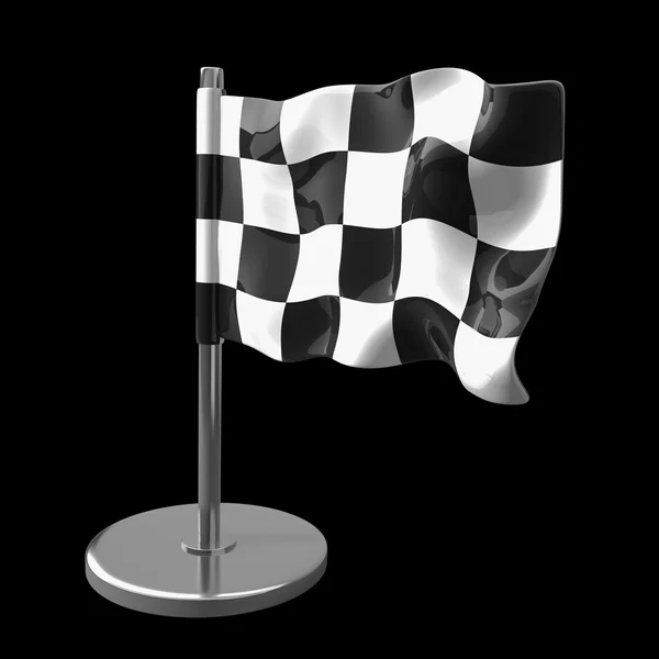 Checkered Flag. — Stock Photo, Image