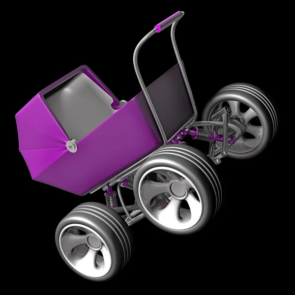 Super barnvagn — Stockfoto