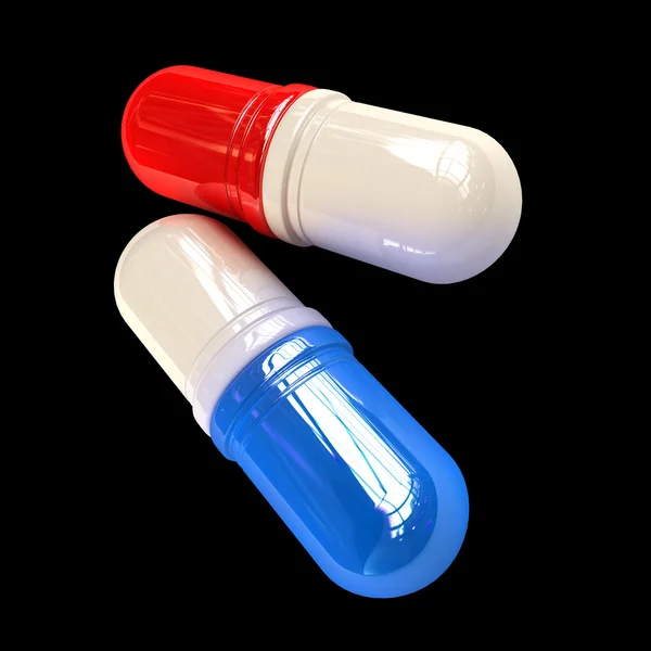 Comprimidos de alta resolução ilustração 3d — Fotografia de Stock