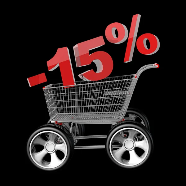 Concept SALE discount 15 percent — Stock Photo, Image