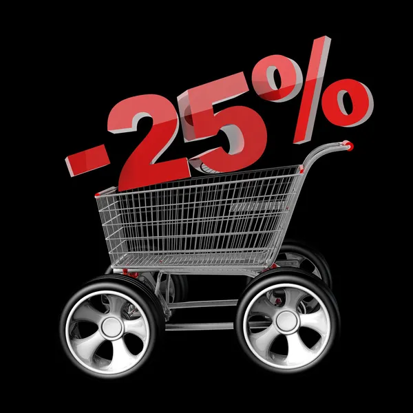 Concept SALE discount 25 percent — Stock Photo, Image