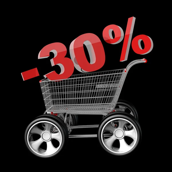 Concept SALE discount 30 percent — Stock Photo, Image