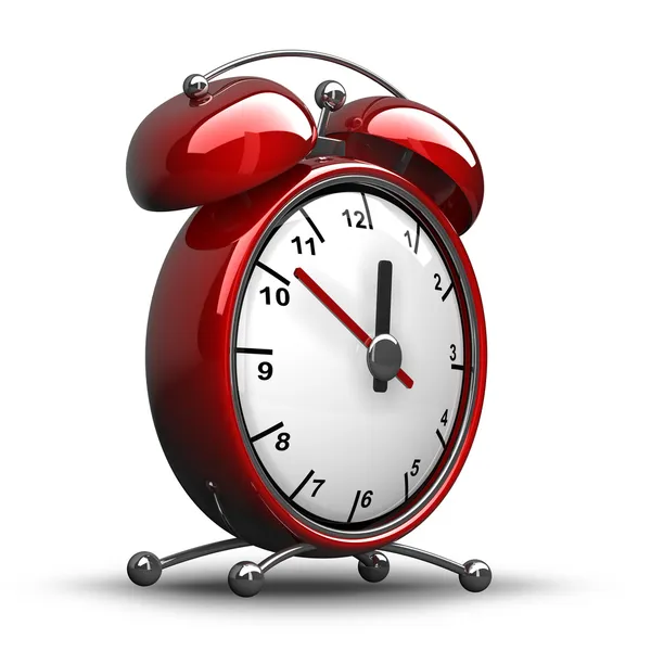 Red alarm clock — Stock Photo, Image