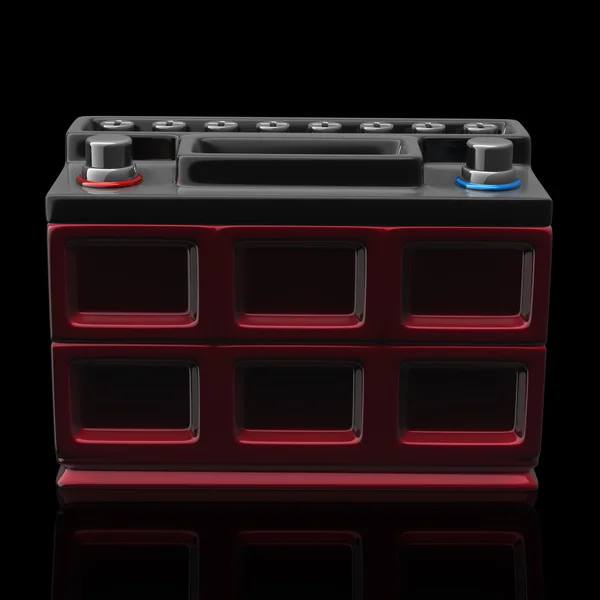 Batteria auto Rendering 3D ad alta risoluzione — Foto Stock