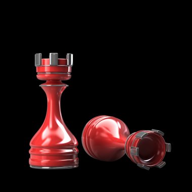 Satranç kırmızı kale