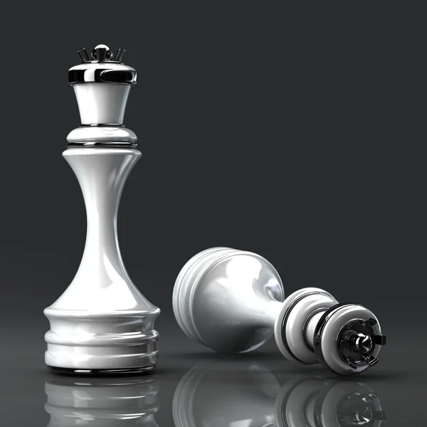 Шахматная концепция — стоковое фото