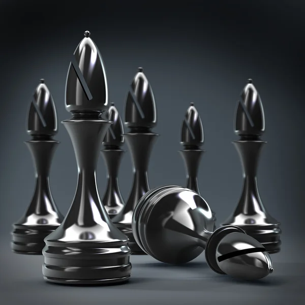 Latar belakang konsep catur — Stok Foto
