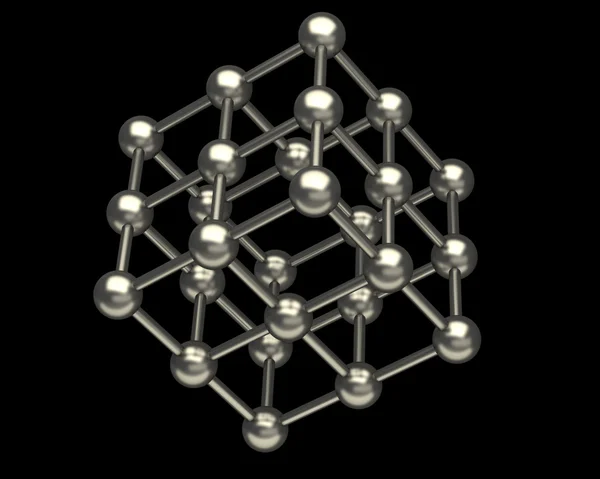 Структура молекул — стоковое фото