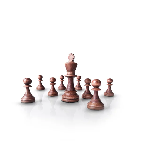 国际象棋棋子背景 — 图库照片