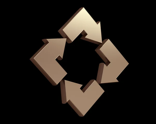 Symbolsymbol recyceln — Stockfoto