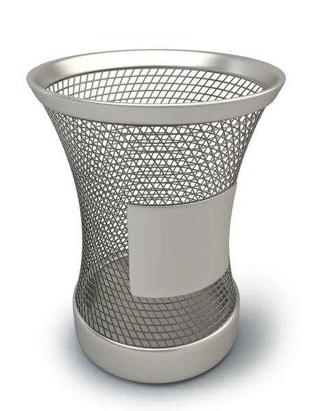 Empty recycle bin — Stock Photo, Image