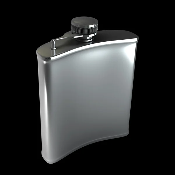 Metal flask — Stock Photo, Image