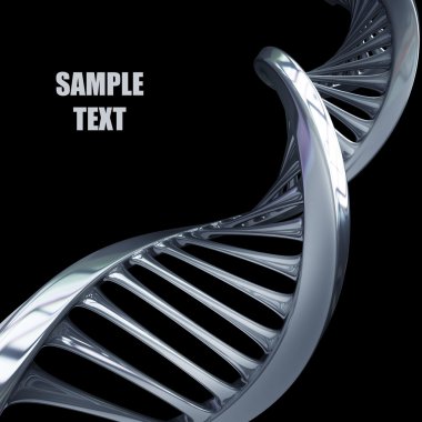 Gümüş dna spiraller