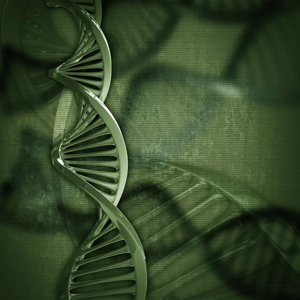 Zilveren dna spiralen — Stockfoto