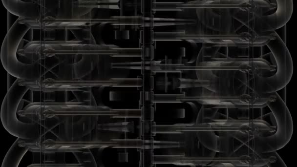 Silnik spalinowy x-ray — Wideo stockowe
