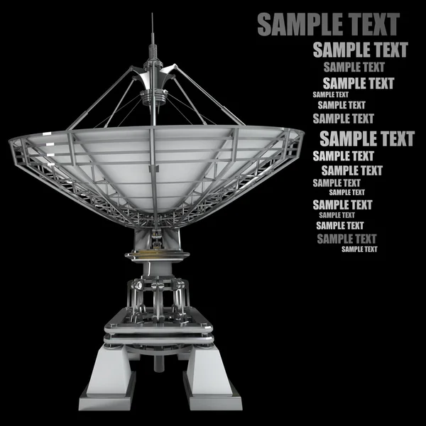 Uydu yemekleri anten — Stok fotoğraf