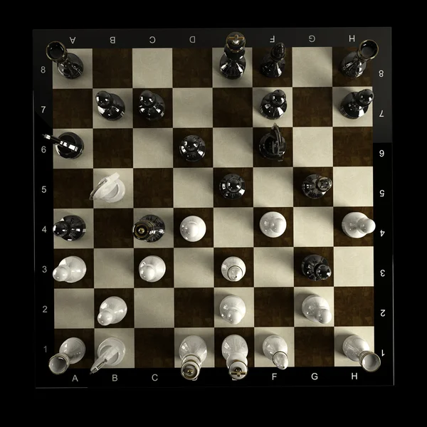 Koncepció sakk - sakk-matt. — Stock Fotó